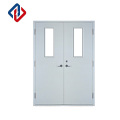 Estándar británico BS476 FIEPROOF PUERTA Hollow Metal Fire Puerta con panel de visión